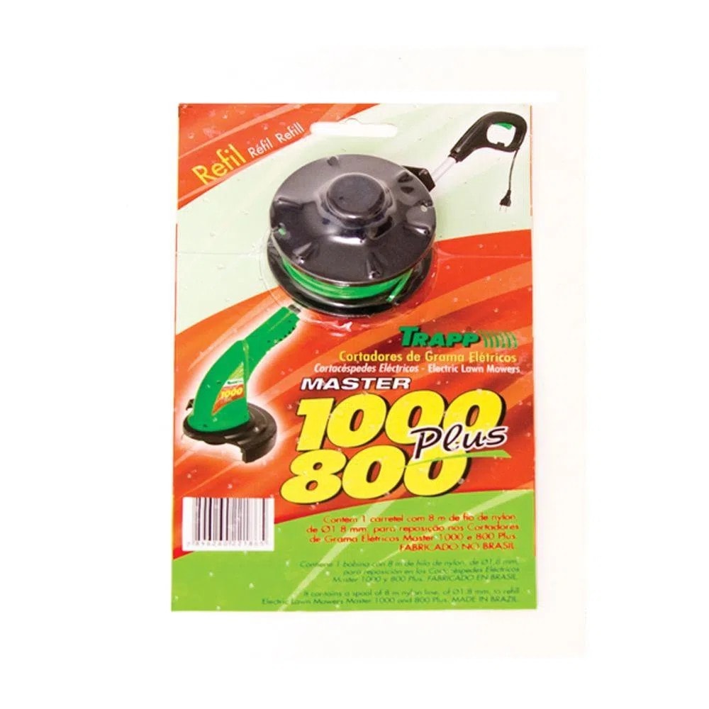 Imagem do Refil Nylon Para Rocadeira Master 800 1000 Plus C 8 Metros Trapp