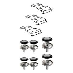 Imagem do Conjunto 6 Bocas 3 Trempe Para Fogao Atlas Monaco Plus