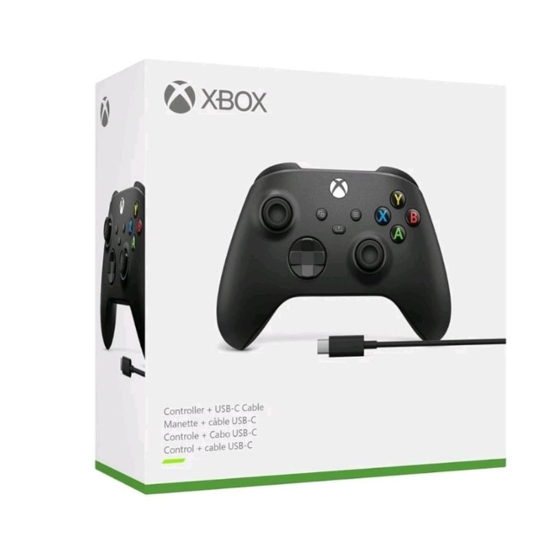 Imagem do Controle Xbox Series S X Sem Fio Microsoft Com Cabo De Carregamento