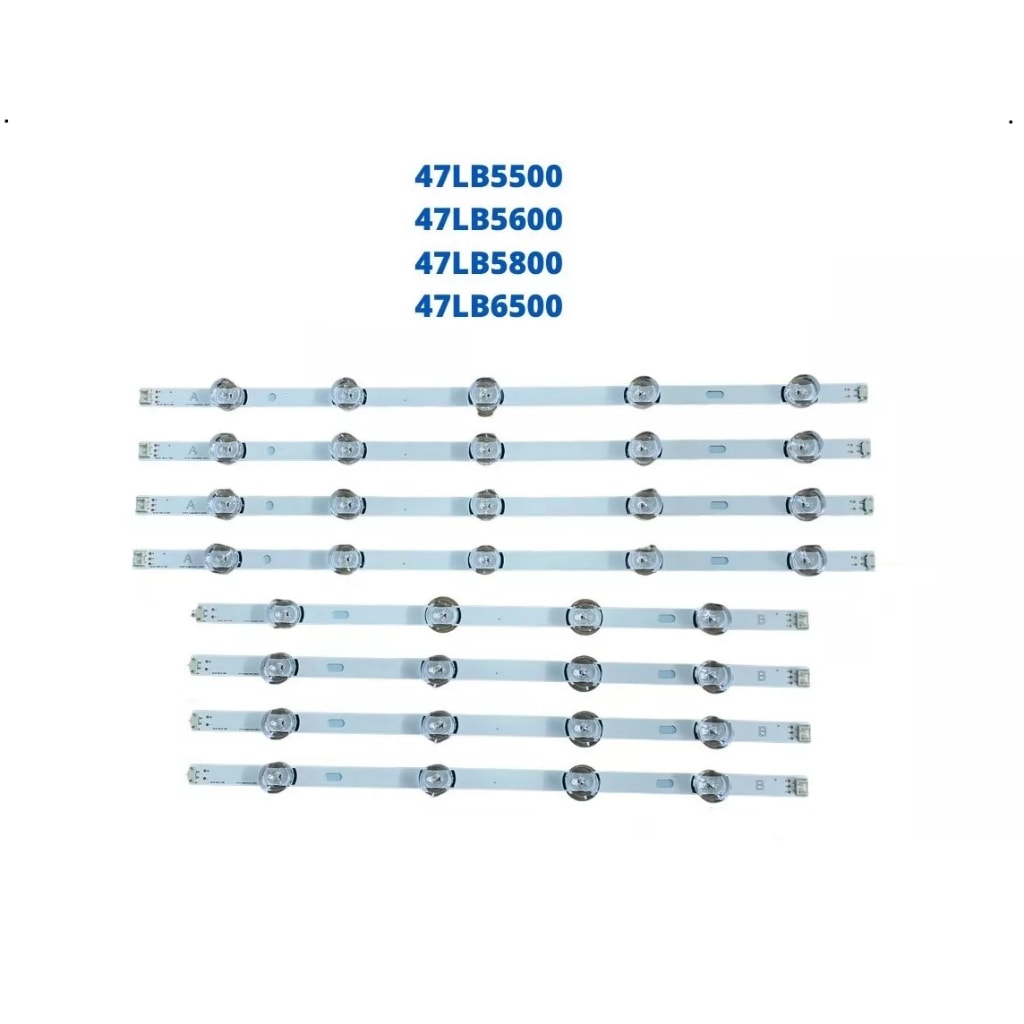 Imagem do Kit Barras Led 47lb5800 47lb5600 47lb5500 Nova Aluminio