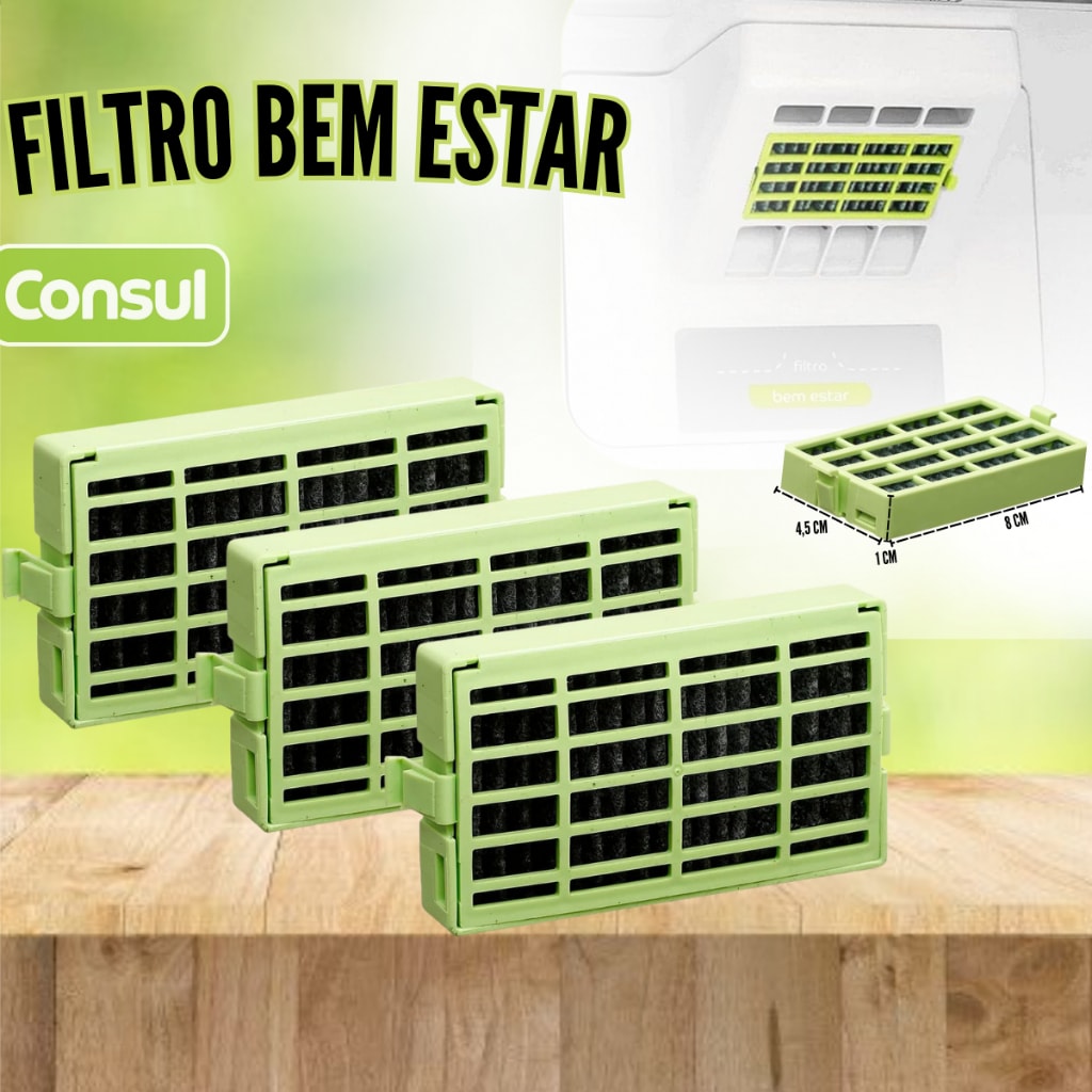 Imagem do Filtro Bem Estar Geladeira Consul Desodorizar Refrigerador Antibacteriano