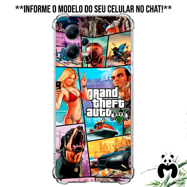 Imagem do Capa Case Personalizada Celular Gta Grand Theft Auto San Andreas Jogo Game Auto Iv Vice City