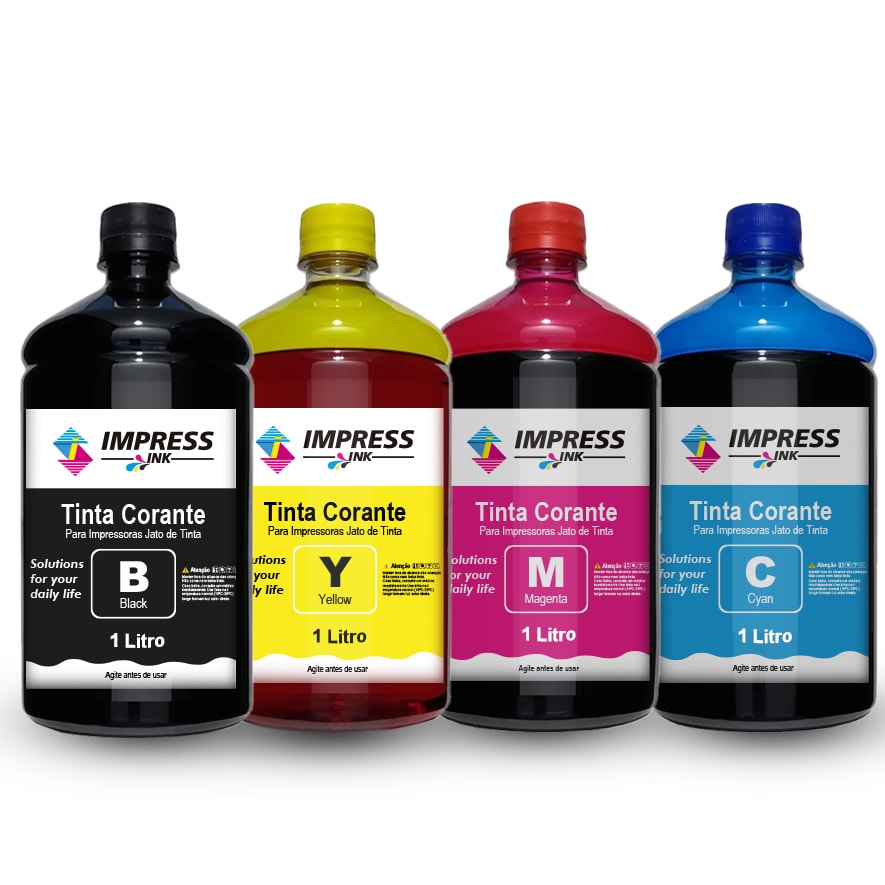 Imagem do Ki 4 Litros Tinta Premium Pigmentada Para Epson Impressoras Multifuncional Ecotank L4260