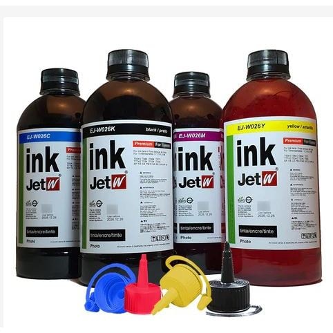 Imagem do 4 Litros Tinta Compativel Epson T544 544 L3250 L3150 L3210 L3110 L5190 L5290 L1210 L1250 L5590