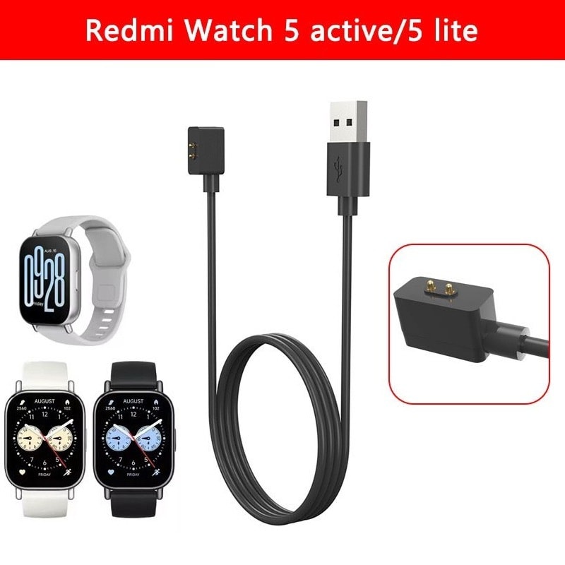 Imagem do Cabo Carregador Usb Magnetico Para Redmi Watch 5 Active 5 Lite