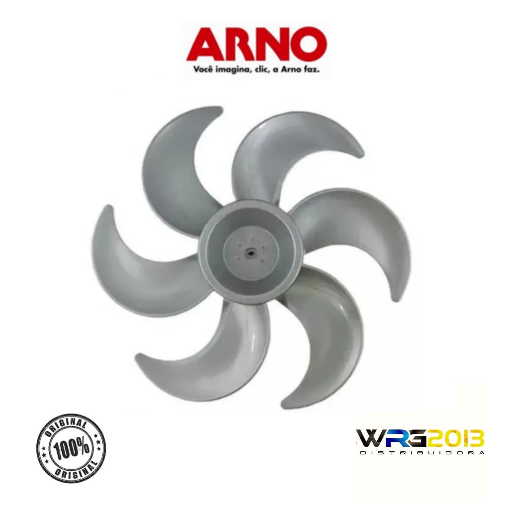 Imagem do Helice Ventilador Arno Turbo Silencio Ts40 Vf40 Sf40 Ts55 40cm 6 Pas Original