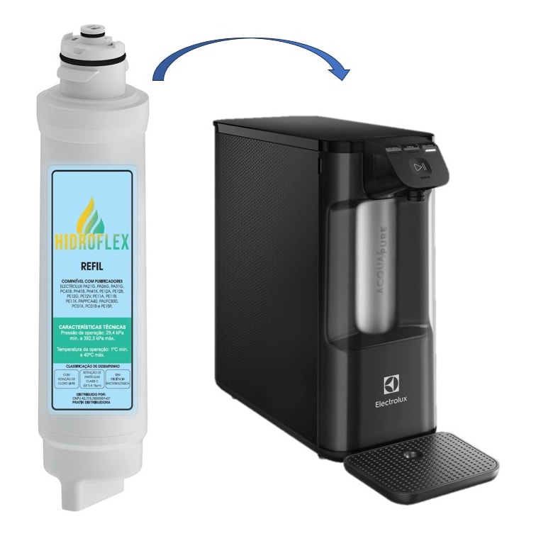 Imagem do Refil Vela Filtro Purificador Electrolux Acqua Pure Pe12