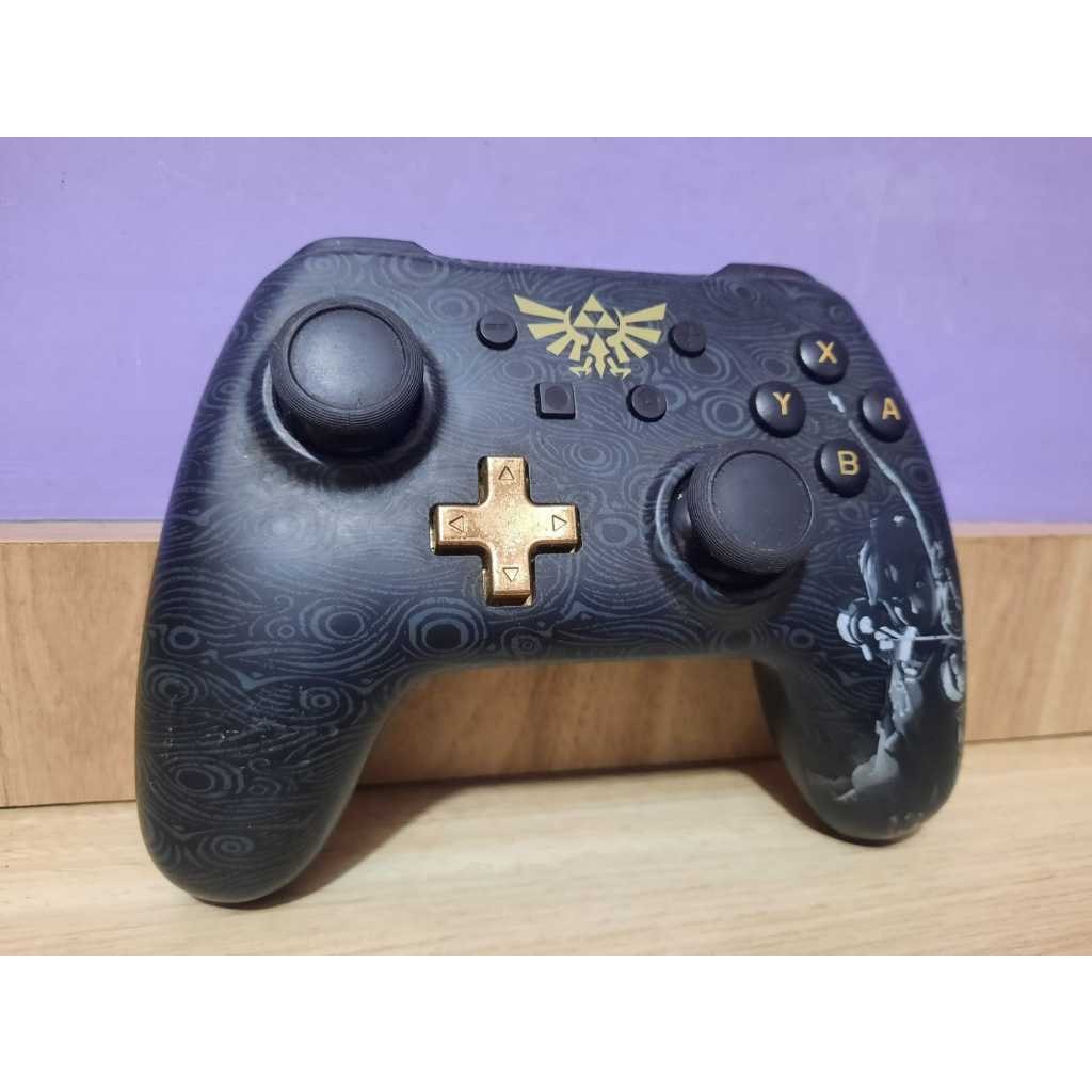 Imagem do Controle Nintendo Switch Pro Controller Zelda Breath Of The Wild Powera