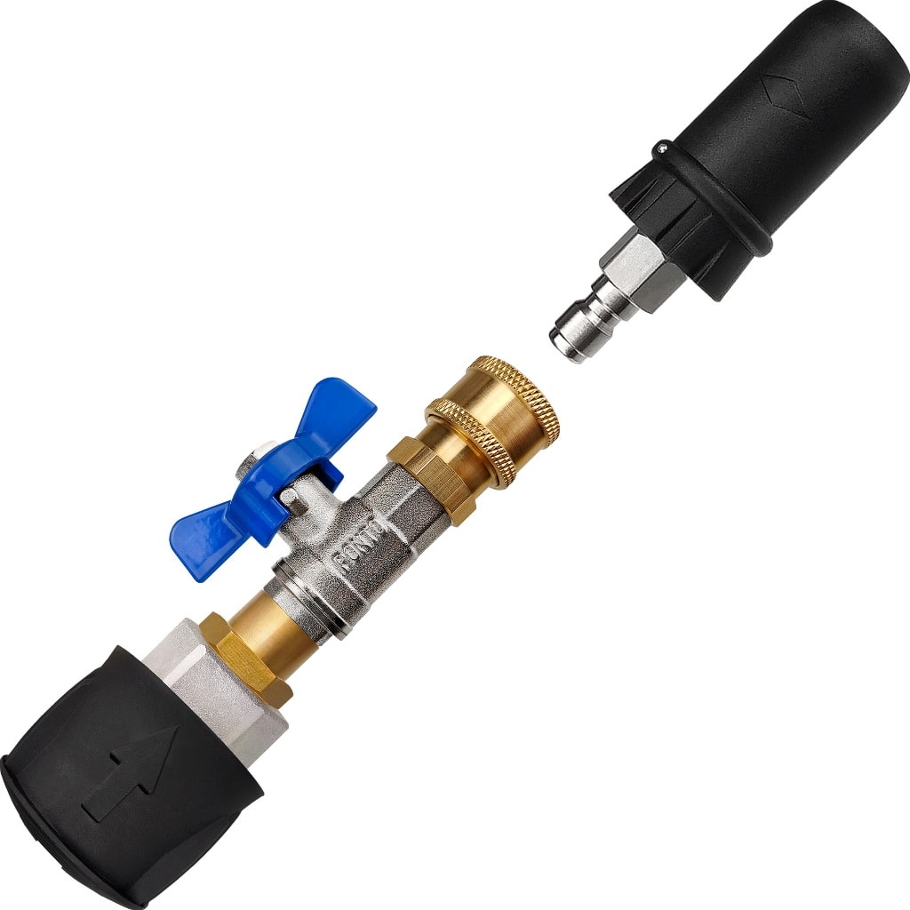 Imagem do Kit Mini Bico Registro Engate Rapido Compativel Lavadora Wap Extreme Turbo 2800