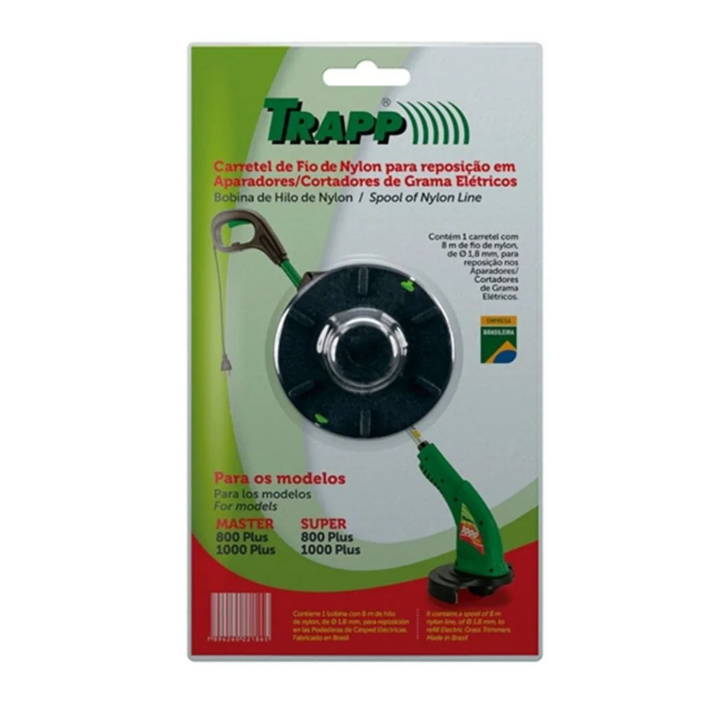 Imagem do Carretel De Fio De Nylon Trapp Master Super 800 E 1000 Plus