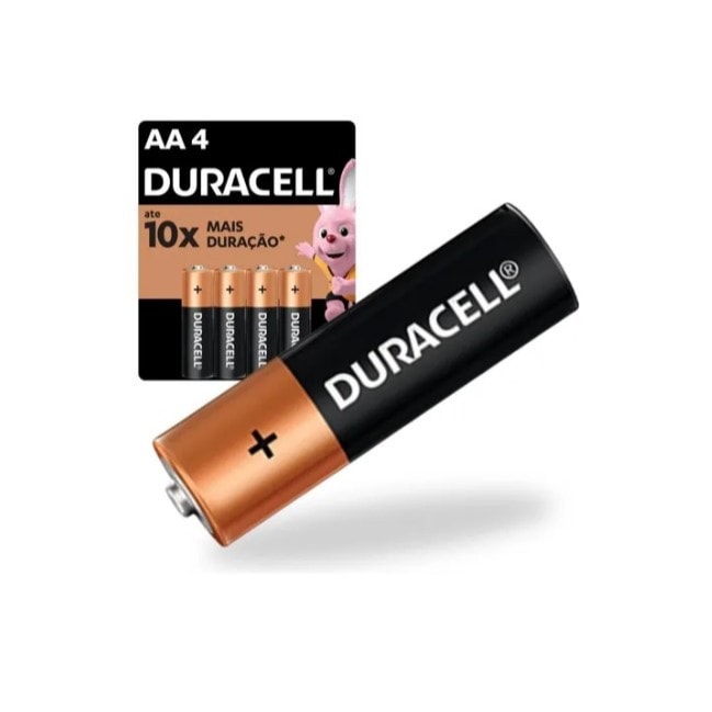 Imagem do Pilhas Alcalina Aa E Aaa 4 Unidades Duracell