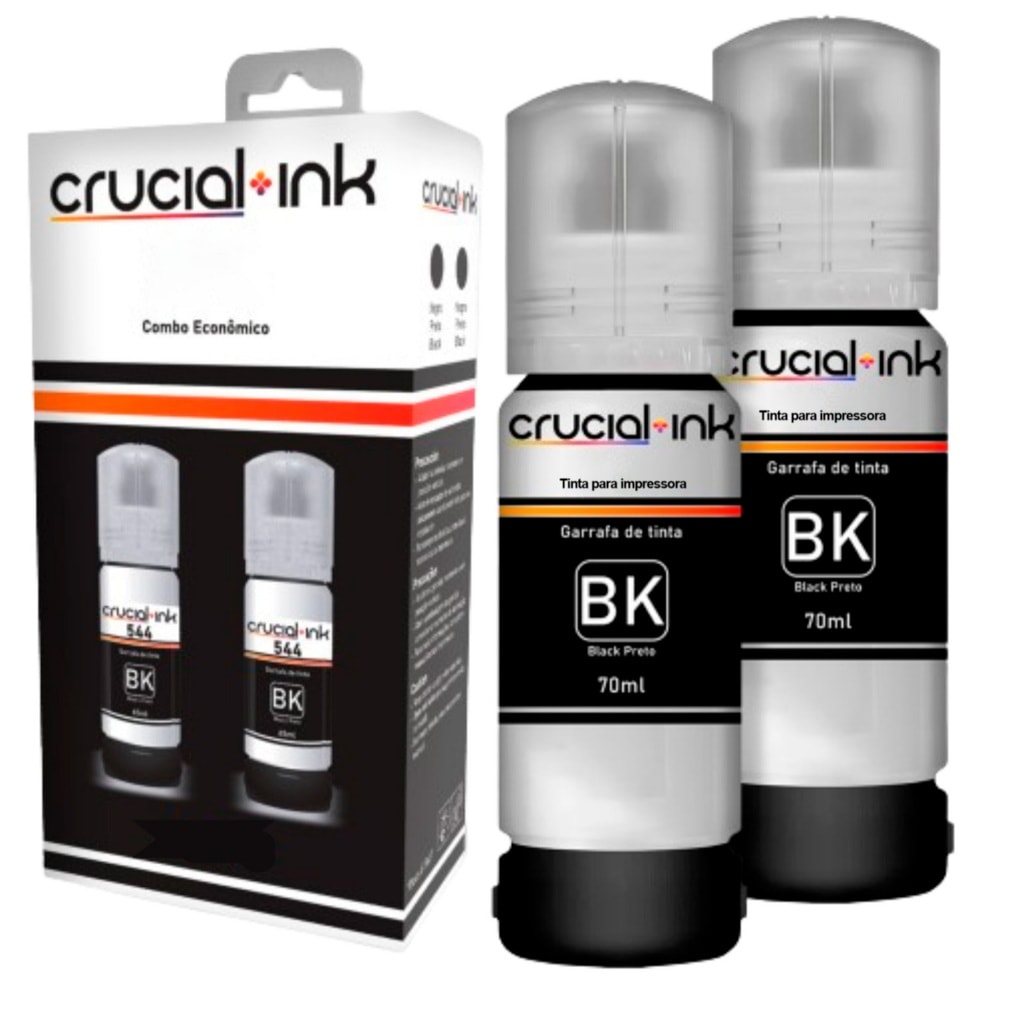 Imagem do Kit 02 Tinta Preta Para Epson L3150 L1250 L5190 L3250 L3210 5190 3150 3110