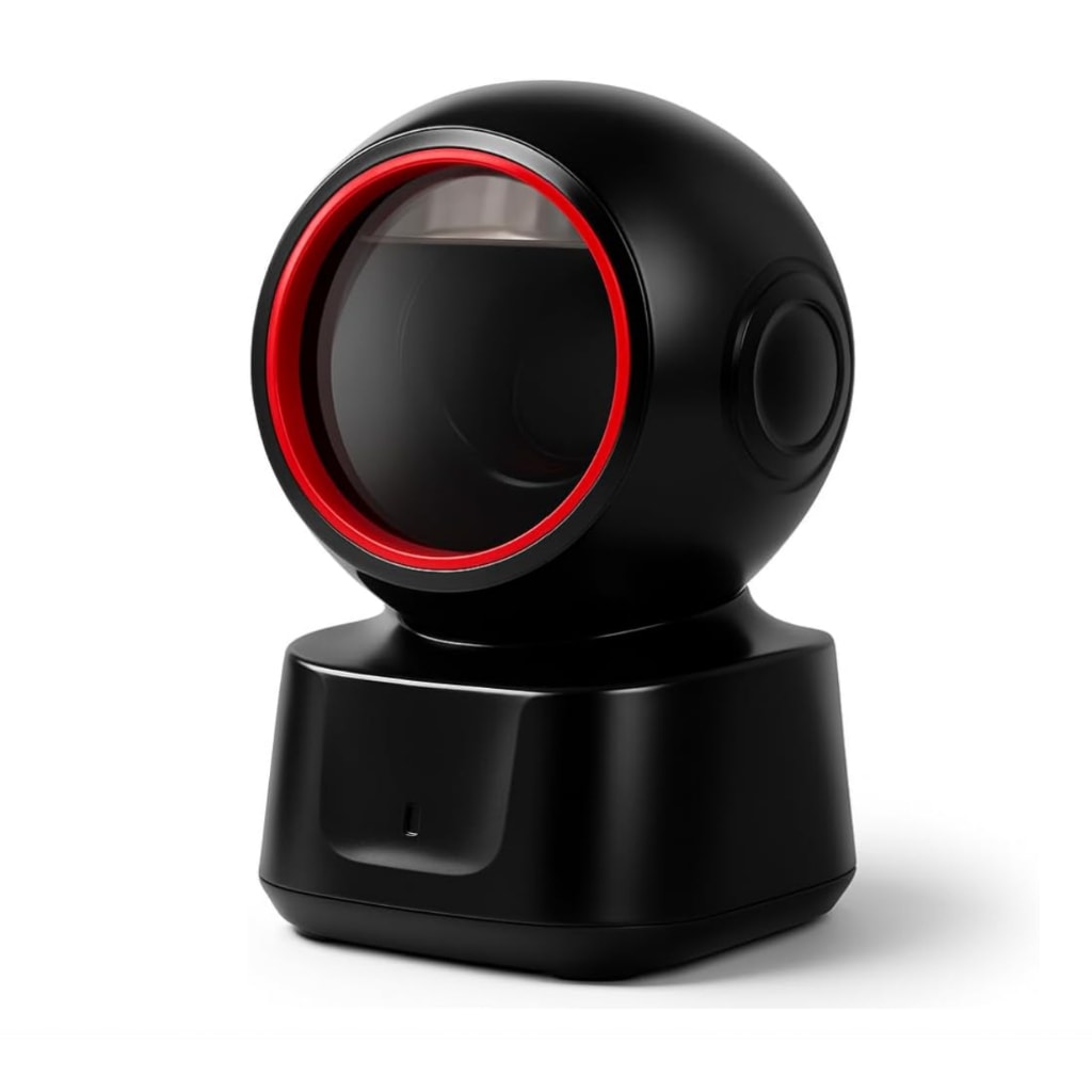 Imagem do Leitor De Codigo De Barras Fixo Pdv Usb 1d 2d Qr Code Leitor Scanner Led Inteligente Tomate Oasia