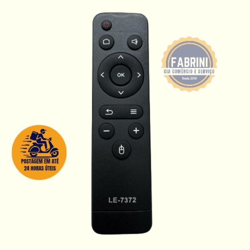 Imagem do Controle Remoto Tv Smart Aquario Stv 3000 Plus Le 7372 Envio Em Ate 24 Uteis