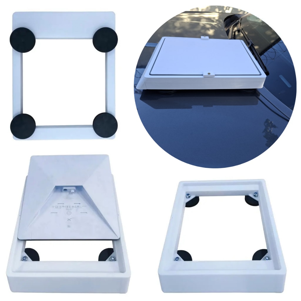 Imagem do Case Starlink Mini Veicular Fixacao Externa Carro Barco 4 Geracao