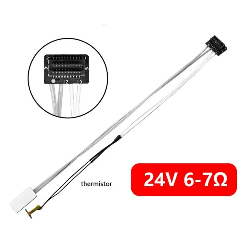 Imagem do Aquecedor E Termistor De Ceramica Bambu Lab A1 A1 Mini 24v 80w