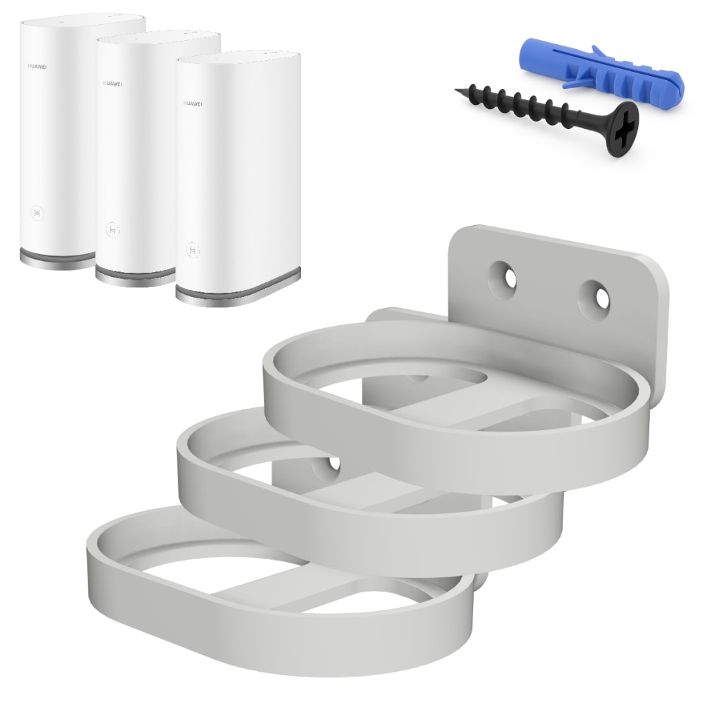 Imagem do Kit 3 Suporte De Parede Roteador Huawei Wifi Mesh 3 Ws8100