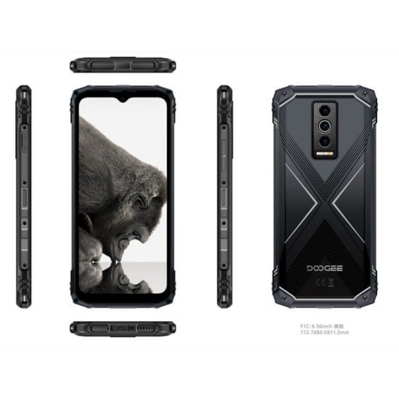 Imagem do Celular Doogee Blade 10 Pro 256gb 6 Ram 5150mah Android 14 Silver Preto Branco