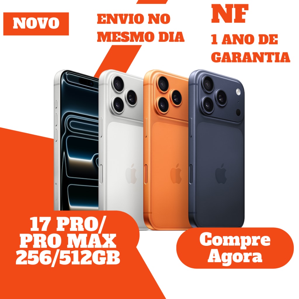 Imagem do Iphone 17 Pro 17 Pro Max 256gb 512gb 1tb Novo Original