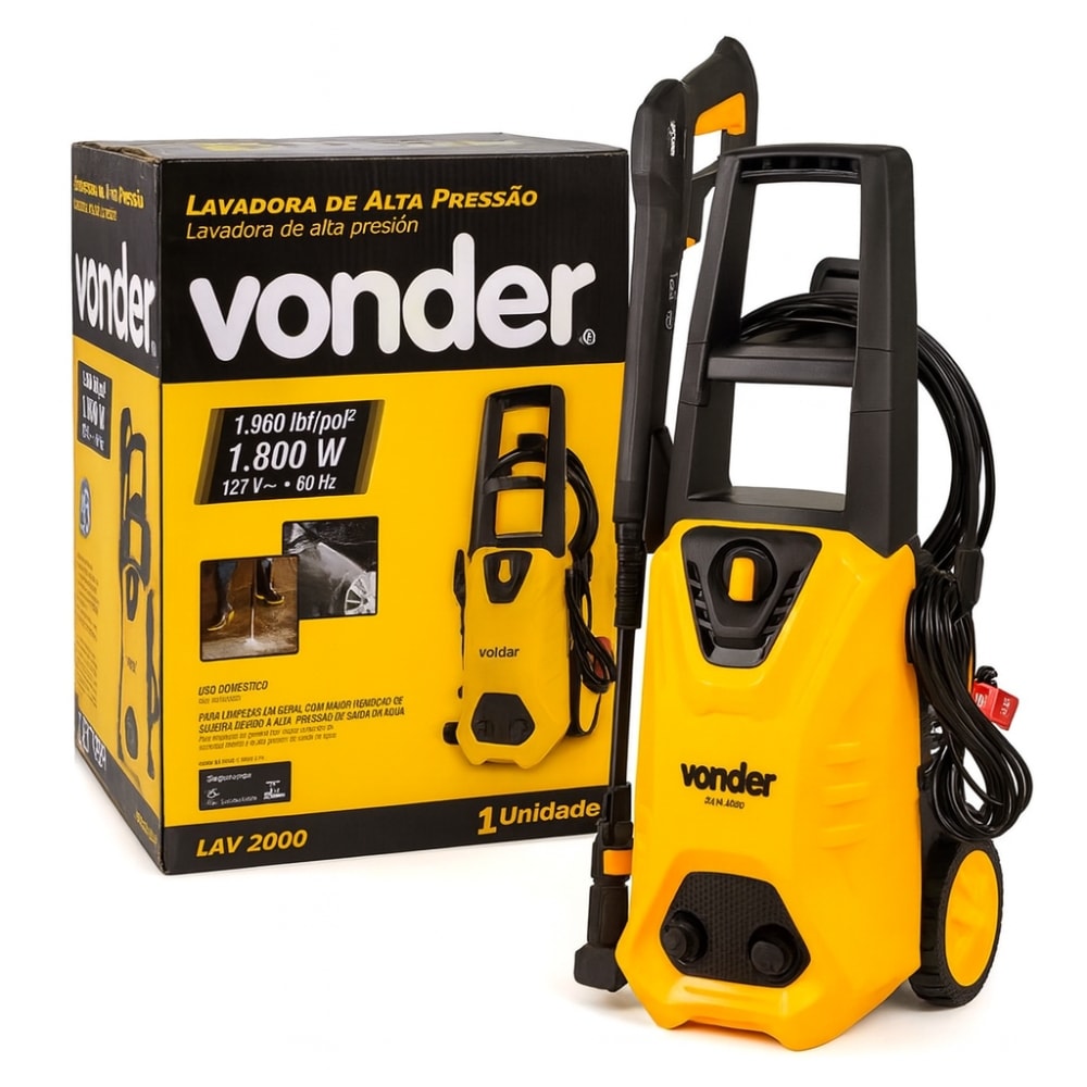 Imagem do Lavadora De Alta Pressao 1800w Lav 2000 220v Vonder
