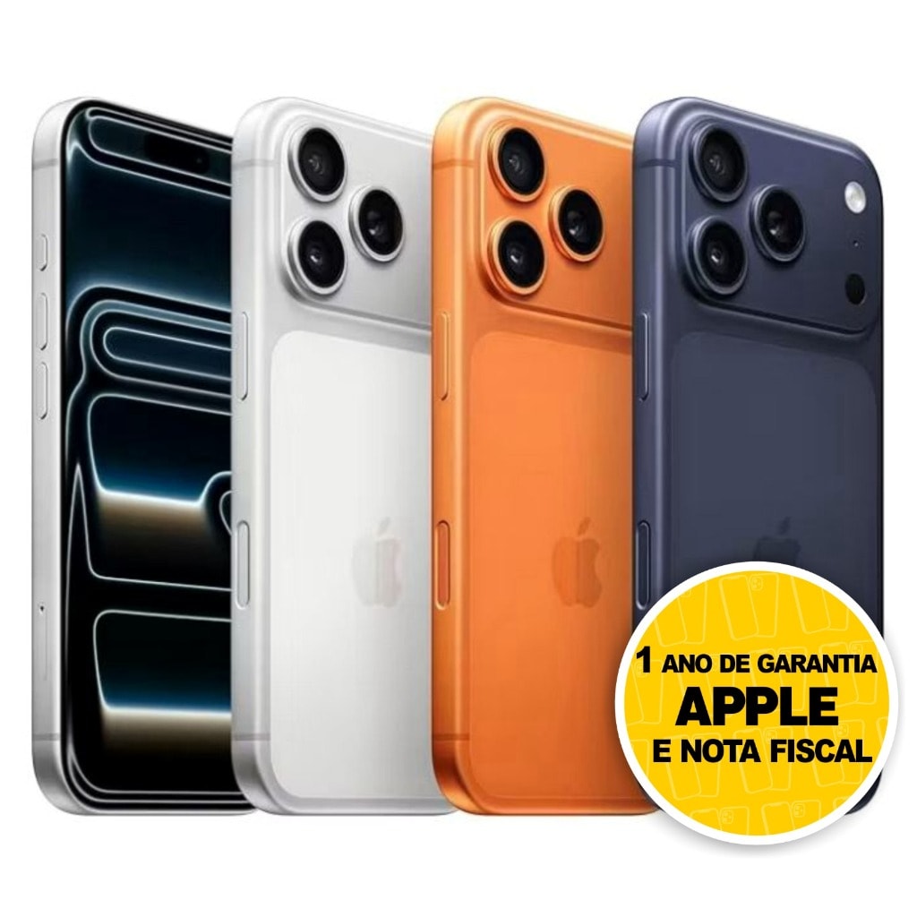 Imagem do Celular Iphone 17 Pro E Pro Max 256gb 5g Dual E Sim Lacrado Original 1 Ano De Garantia Apple
