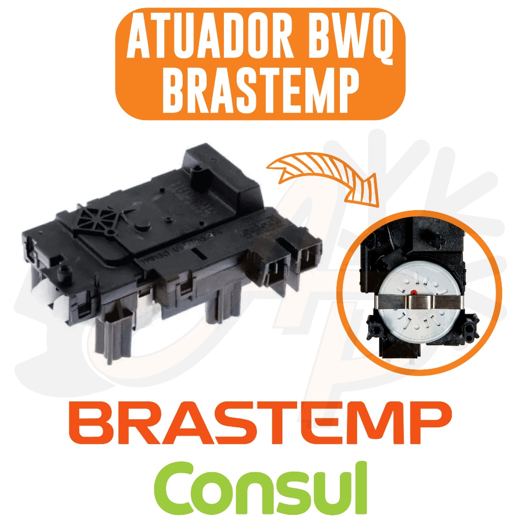 Imagem do Atuador Do Freio Para Lavadora Brastemp Ative 11kg Bwl11 110v Ou 220v Lavadora Consul
