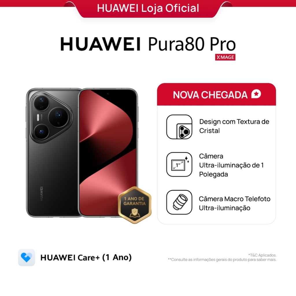 Imagem do Huawei Pura 80 Pro Celular 12gb 512gb Camera Ultra Iluminacao De 1 Polegada 5170 Mah