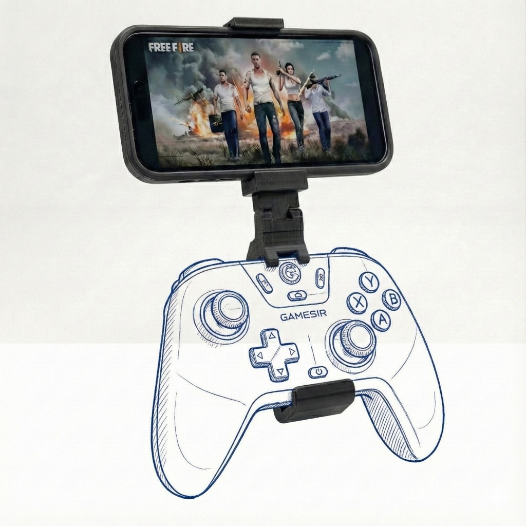 Imagem do Suporte Celular Para Controle Gamesir T4 Nova Lite