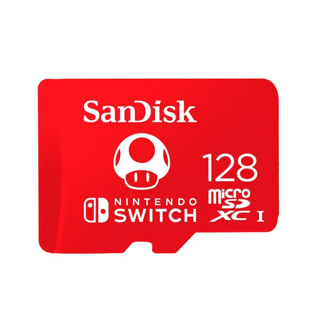Imagem do Cartao Micro Sd Sandisk Nintendo Switch 128gb 100mbs