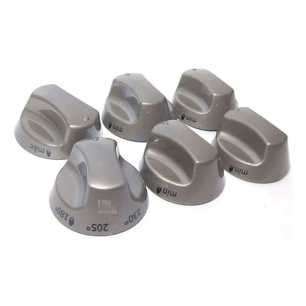 Imagem do Kit 6 Botao Original Fogao Esmaltec Agata Topazio Jade