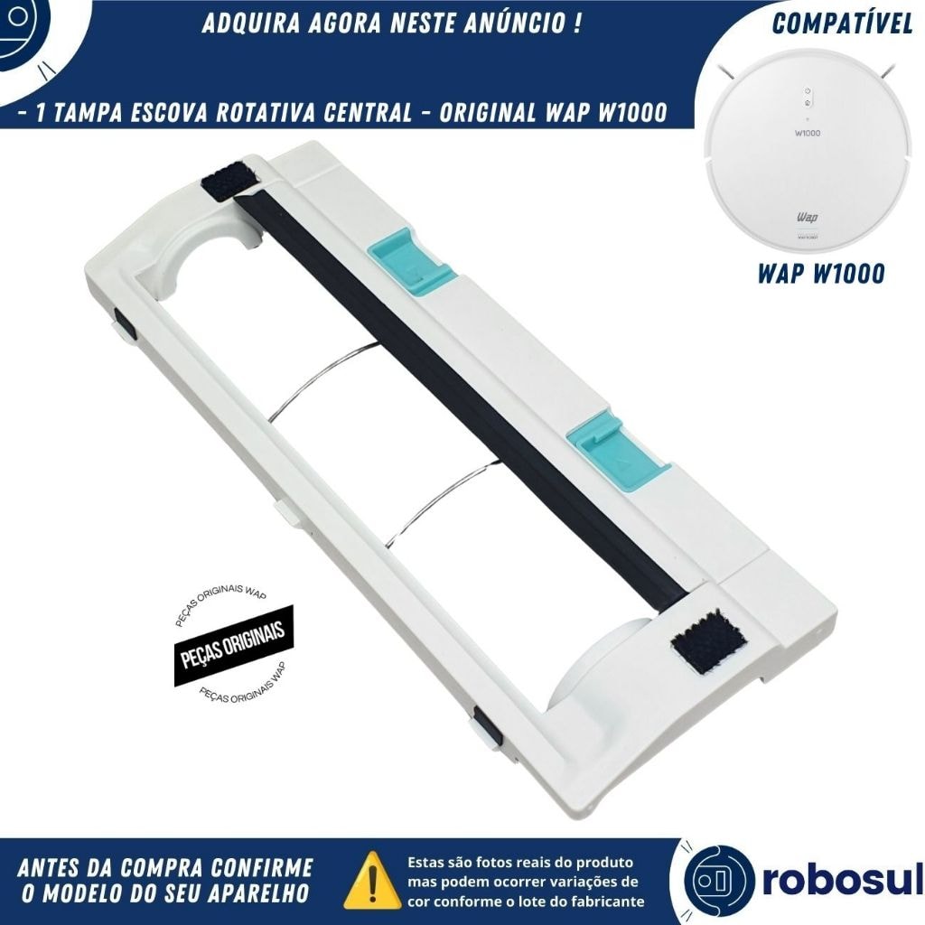 Imagem do Tampa Da Escova Rotativa Central Para Robo Aspirador Wap Robot W1000