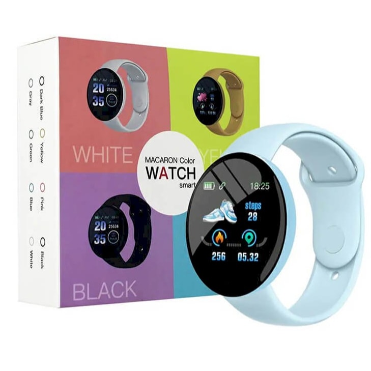 Imagem do Smartwatch Macaron Color Relogio Inteligente Colorido Bluetooth Android Iphone