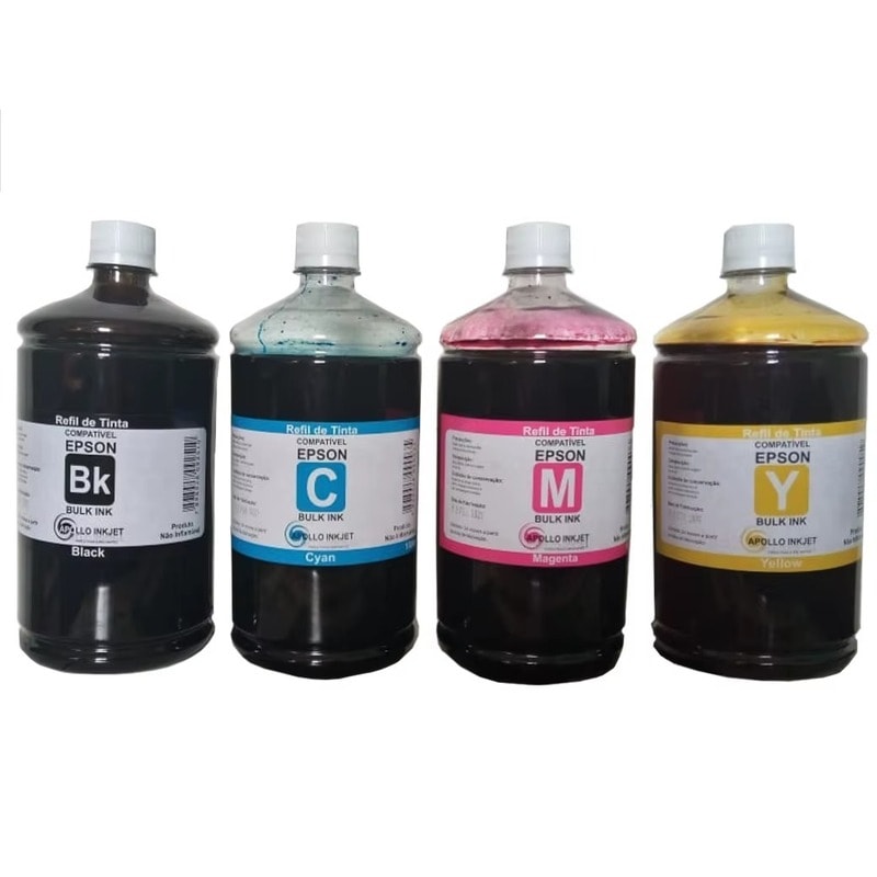 Imagem do Kit Refil 4 Tinta Compativel Epson Ecotank L6270 Apollo 2l