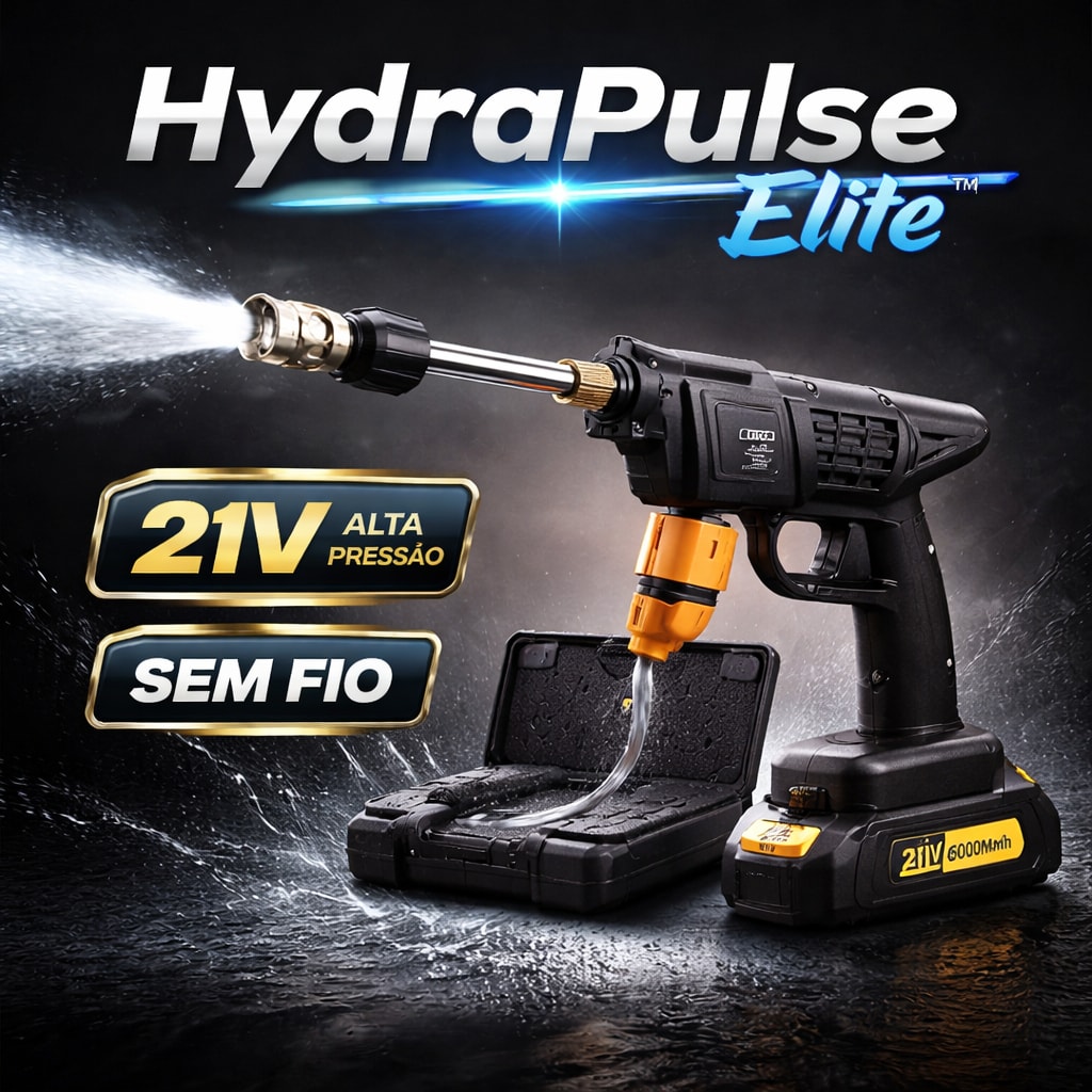 Imagem do Lavadora De Alta Pressao Portatil 21v Sem Fio Recarregavel Jato Potente
