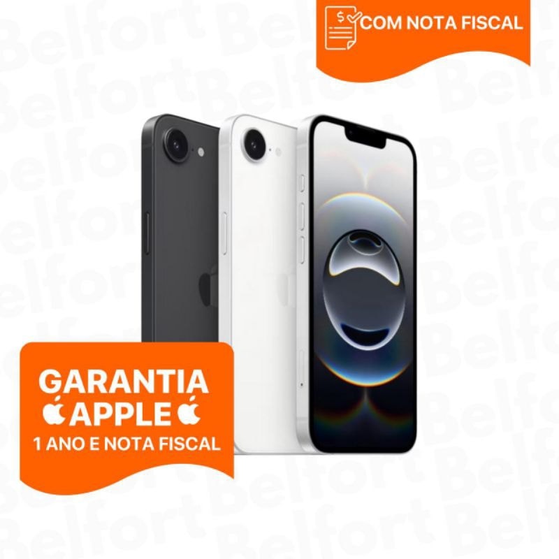 Imagem do Celular Iphone 16e 128gb Ou 256gb Lacrado 1 Ano De Garantia Apple