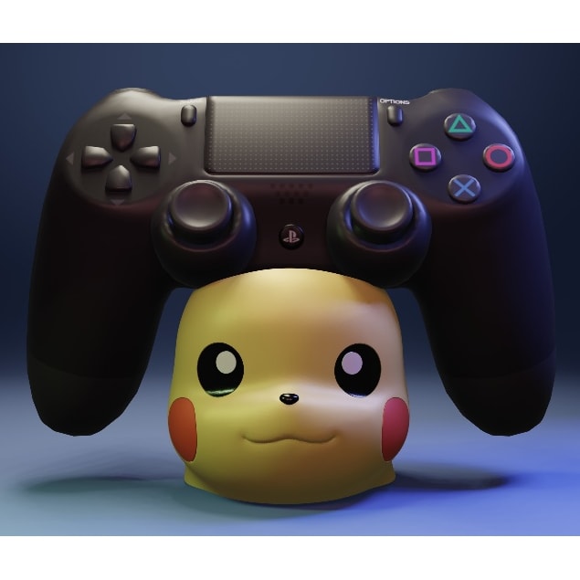 Imagem do Suporte De Controle Pikachu Ps5 Ps4 Xbox E Nintendo Switch Pro Controller