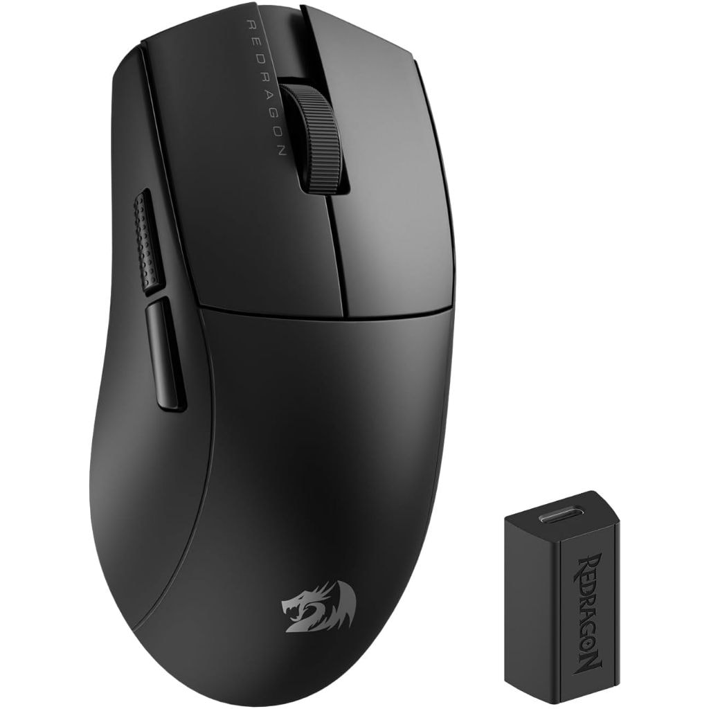 Imagem do Mouse King Pro 4k Gamer Preto Redragon Caixa Aberta