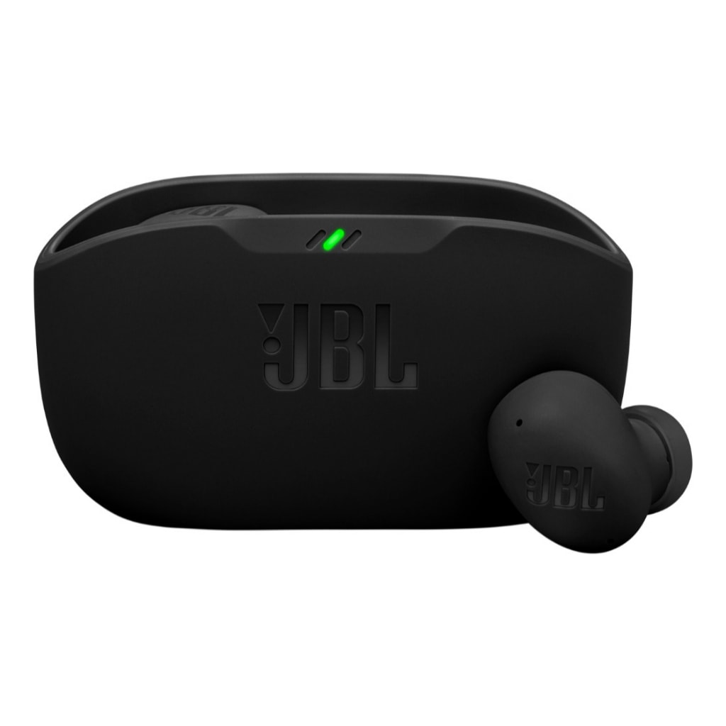 Imagem do Fone De Ouvido Bluetooth Sem Fio Jbl Wave Buds 2 Preto