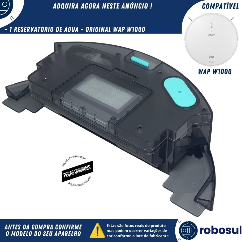 Imagem do Reservatorio Caixa De Agua Para Robo Aspirador Wap Robot W1000