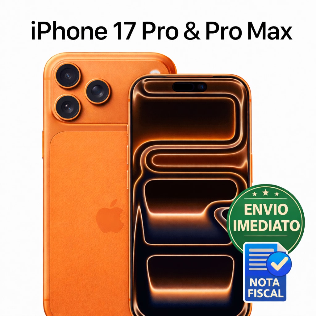 Imagem do Novo Apple Iphone 17 Pro Ou Pro Max Envio Imediato E Nota Fiscal Com 256gb Ou 512gb