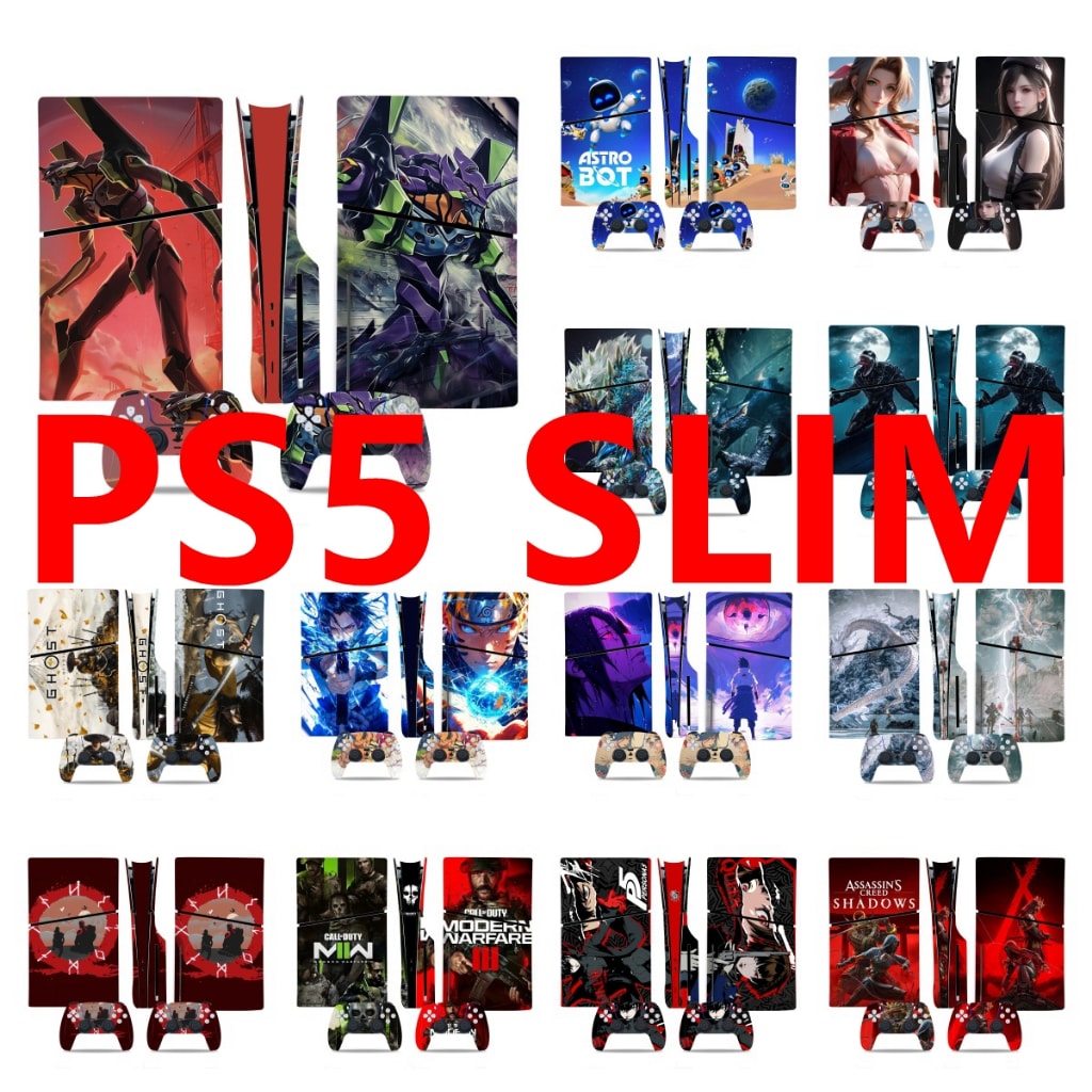 Imagem do Adesivo De Pele De 43 Cores Compativel Com Sony Playstation 5 Slim Disc E Edicao Digital Decalque De Vinil Conjunto Comp