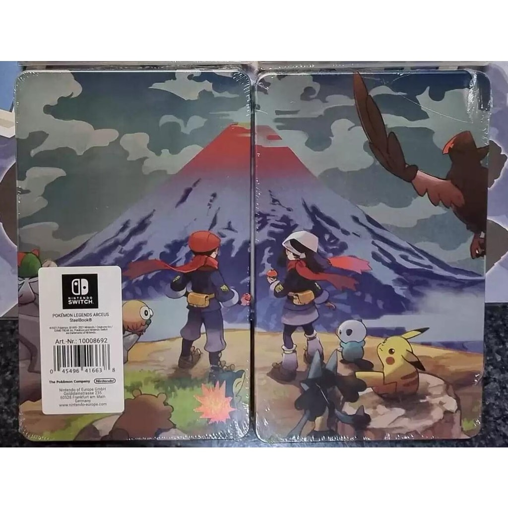 Imagem do Steelbook Nintendo Switch Original Pokemon Legends Arceus Caixa De Armazenamento Novo