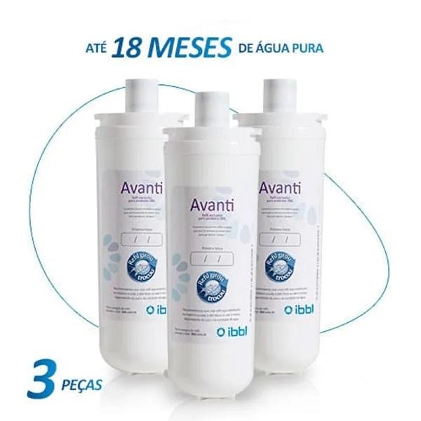 Imagem do Kit Com 3 Refil Filtro Ibbl Avanti Girou Trocou 10610078