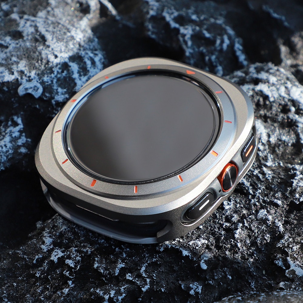 Imagem do Capa De Aluminio Luxuosa Para Samsung Galaxy Watch Ultra 47mm Metal Protetor De Tela Ultra2025 47 Acessorios