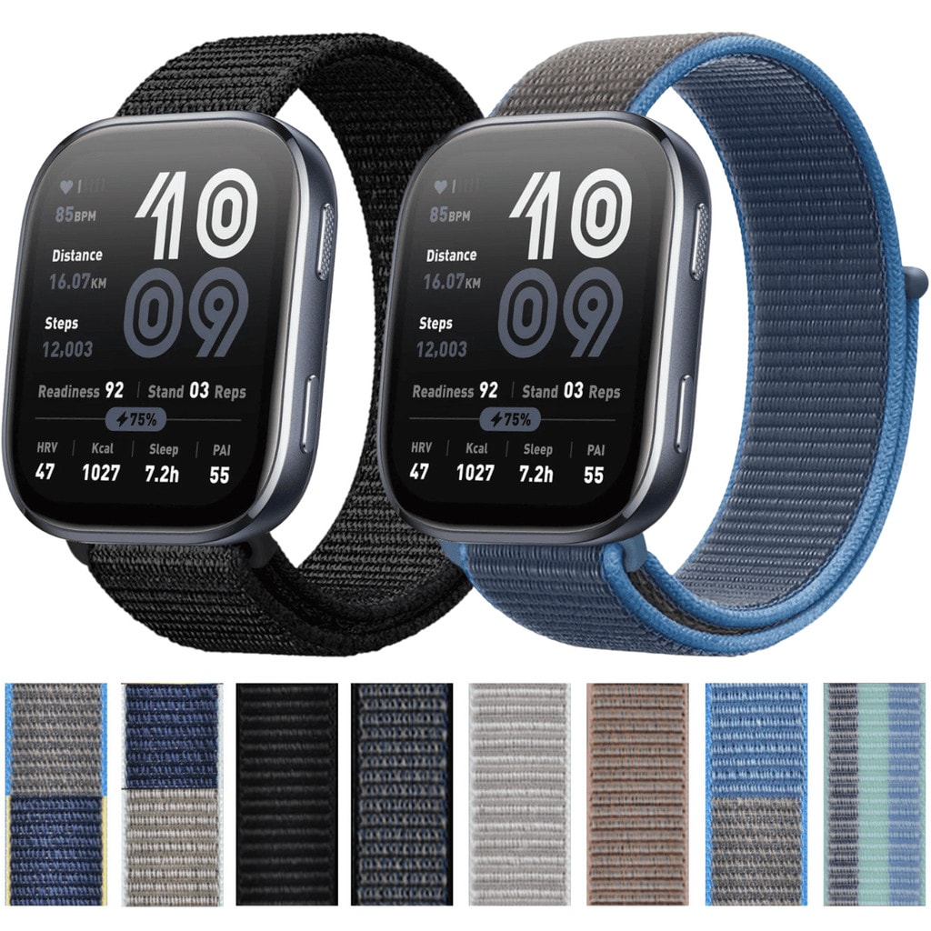 Imagem do Pulseira Para Amazfit Bip 6 A2435 Pulseira Nylon Para Amazfit Bip 6 A2435 Pulseira Nailon Para Bip 6