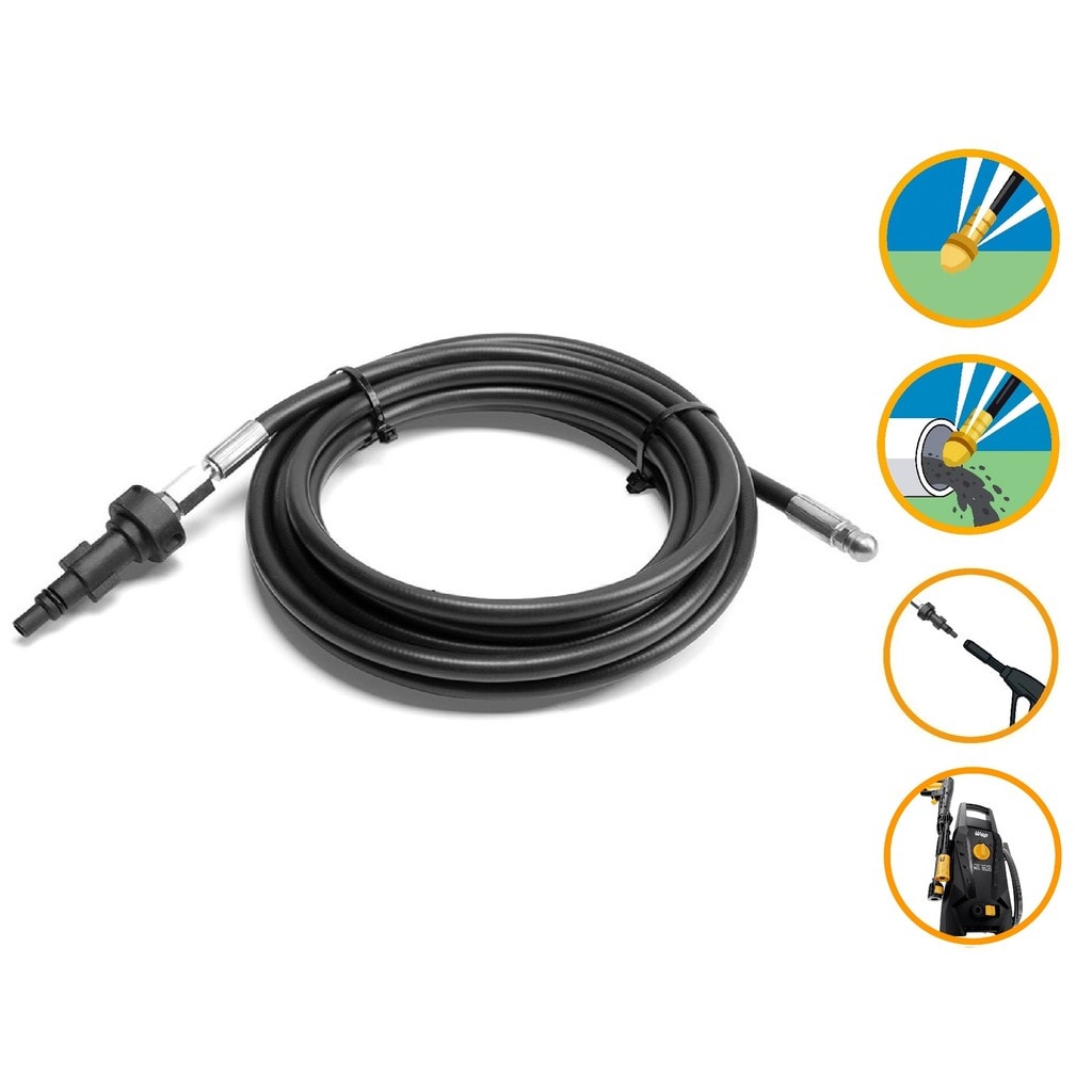 Imagem do Mangueira Nylon Desentupidora 6mt Wap Wl 1820 Black Ultra