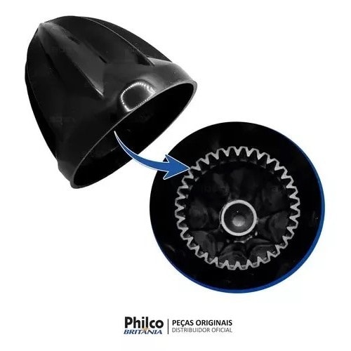 Imagem do Cone Espremedor Multiprocessador Philco All In One Citrus Preto