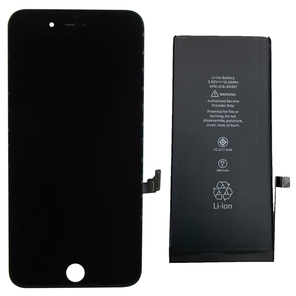 Imagem do Tela Frontal Compativel Com Iphone 8 Plus Bateria A1864 A1897 A1898