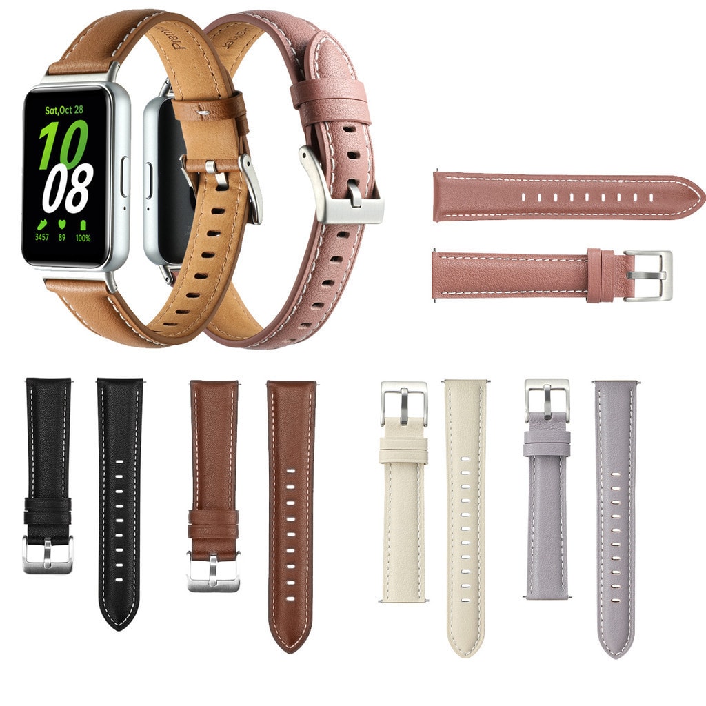 Imagem do Pulseira De Couro Para Samsung Galaxy Fit3 Fit 3 Sm R390 Acessorios Banda