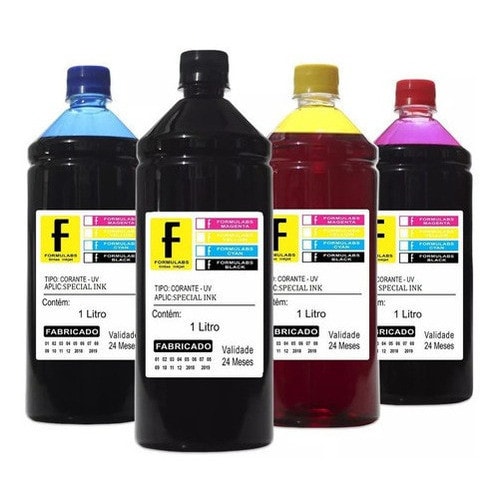 Imagem do Kit 4 Tinta Compativel Epson Ecotank L6490 Formulabs 2l